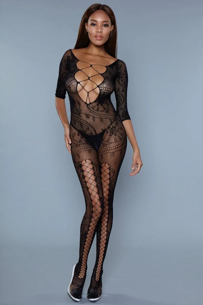 2000 Fire & Desire Bodystocking (Black)